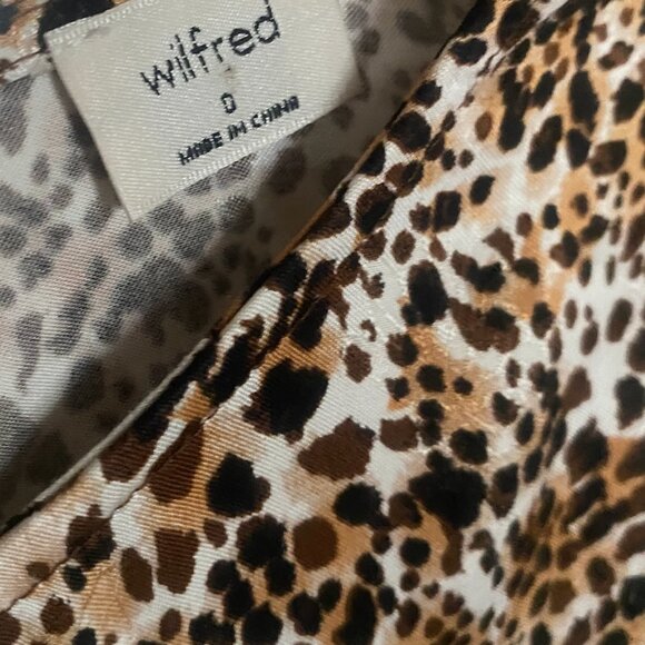 Wilfred Baroque Dress, Animal Print, Size 0 - Picture 5 of 5